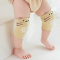 thumbnail image 2 of Baby Crawling Knee Pads With Grip Dots And Soft Fabric For Safe Learning To Walk(Yellow,0-3 Years), 2 of 3