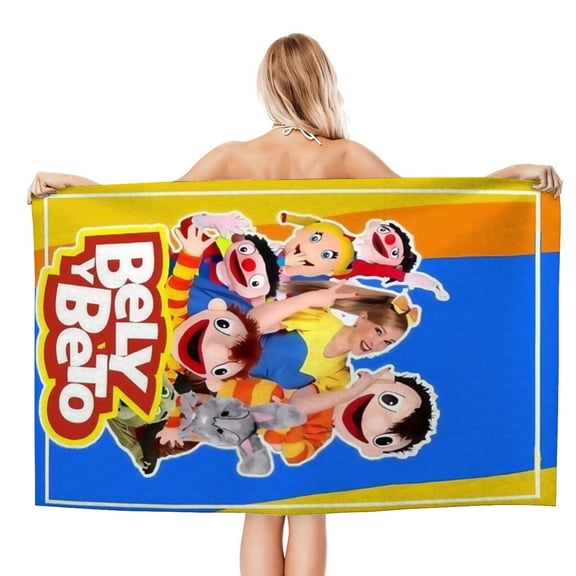Bath Towels for Bely y Beto Gifts Beach Towel Kids Boys Girs Soft & Absorbent for Bathroom Travel Camping Vacation 20×40 inch
