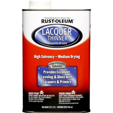 Rust-Oleum Automotive Professional Lacquer Thinner 300 VOC, 1 qt, 4pc
