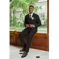 thumbnail image 3 of COOFANDY Men's 3 Piece Suits Classic Fit 2 Button Dress Suits Tuxedo Jacket Blazer for Wedding Business Dinner Prom, 3 of 6