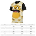 thumbnail image 2 of Adventure Time Shirts Men's Short Sleeve Printed T-Shirt Graphic Comfortable Tee Tops Summer Blouse L, 2 of 5