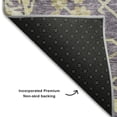 thumbnail image 7 of Dalyn Rugs Premium Machine Washable Mayfield AMF1150 Eggplant 5' x 7'6" Rug, 7 of 7