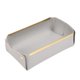 thumbnail image 1 of Caja De Almacenamiento De Cuero Con Borde Dorado De Estilo Nórdico, Bandeja De Almacenamiento De Mesa Para Ahorrar Espacio, Plegable Para Sala De Estar, Dormitorio, Porche, Librería Scienceny HA016118-00, 1 of 7