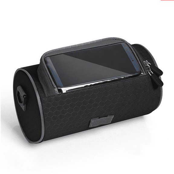 GASTROPOD Bike Bag with Compact Design,Waterproof Handlebar Bag,Lightweight Bike Frame Bag,Black