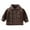 Brown, variant on Godderr 2-6 Years Old Boys Sweatshirt Jacket for Kids Toddler,Fall Winter Sweatsuit Knit Top,Long Sleeved Warm Cotton Coats