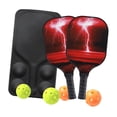 thumbnail image 2 of S SERENABLE Pickleball Rackets Includes 2 Rackets 4 Balls Pickleball Racket and Ball Set A, 2 of 9