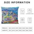thumbnail image 5 of Leisuo  Pillow Cover Sea Turtle Throw Pillow Covers Decorative Throw Pillow Cover Cushion Case for Home Sofa Farmhouse Outdoor Decor, 5 of 5