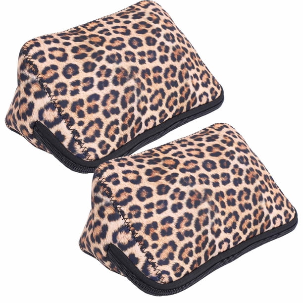 Estuche de maquillaje, 2 uds., bolsa de maquillaje de neopreno para viajes al aire libre, organizador de maquillaje, características de vanguardia