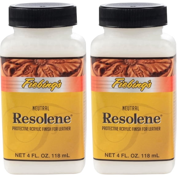 Fiebing's Resolene - Protective Acrylic Finish For Leather (Neutral 2 pack)