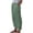 Green, variant on Honeeladyy Work Pants for Women,Women's Comfortable Cropped Leisure Time Pants Solid Color Sweatpants Yoga Pants