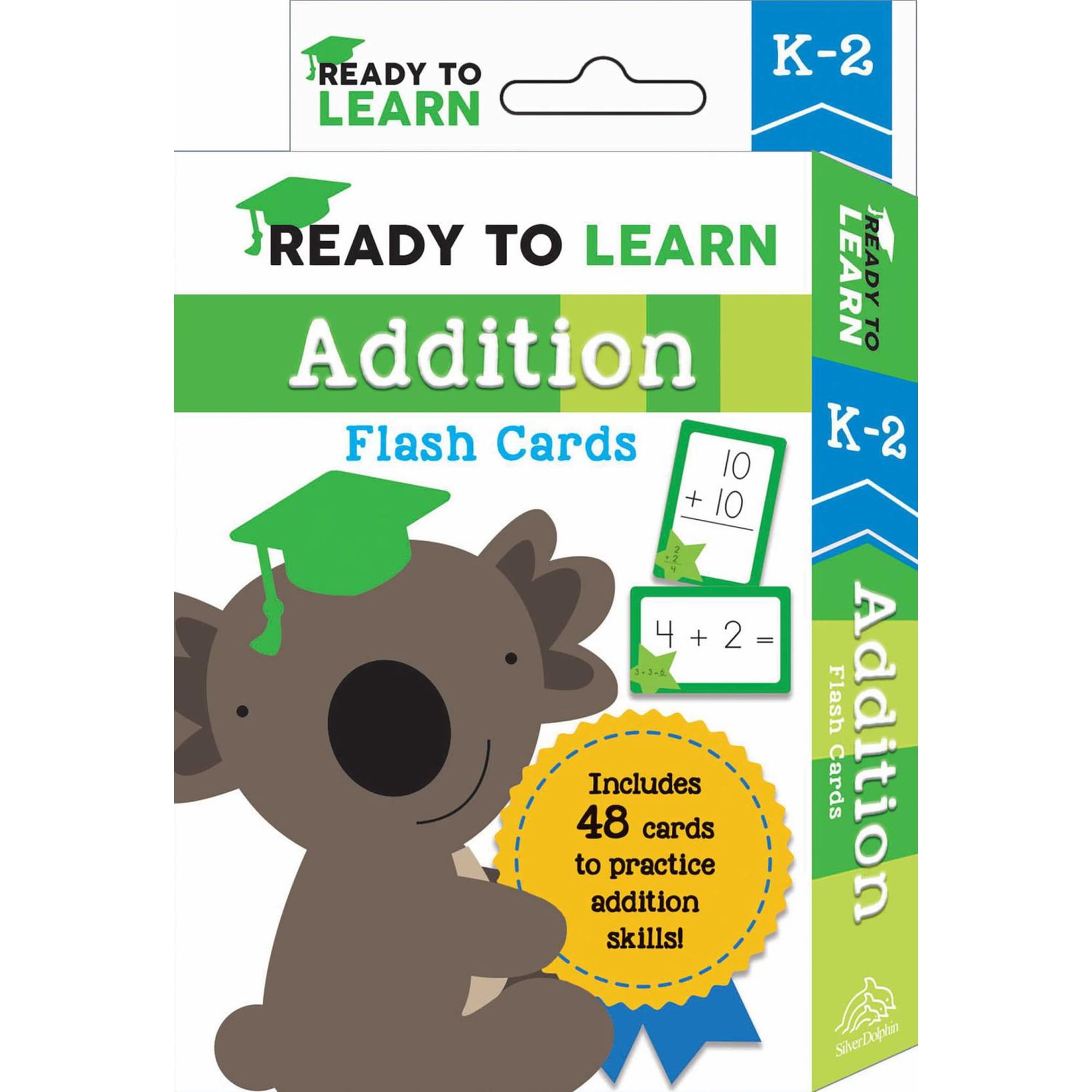 Ready to Learn: K-2 Addition Flash Cards: Includes 48 Cards to Practice Addition Skills! (Hardcover)