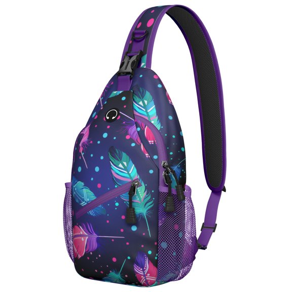 Aesthetic Room Decor Crossbody Bag Spacious Chest Backpack for Commuting Bohemian & Organized