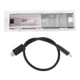 thumbnail image 1 of Estuche transparente para SSD jixopn M.2 PCI-e NVME con USB 3.1 tipo C y llave M Key B+M (B), 1 of 8