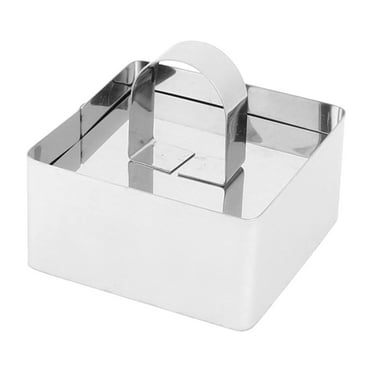 Unique Bargains Kitchen Metal Square Design Bakery Bread Cookie Cake Cutter Mould Mold