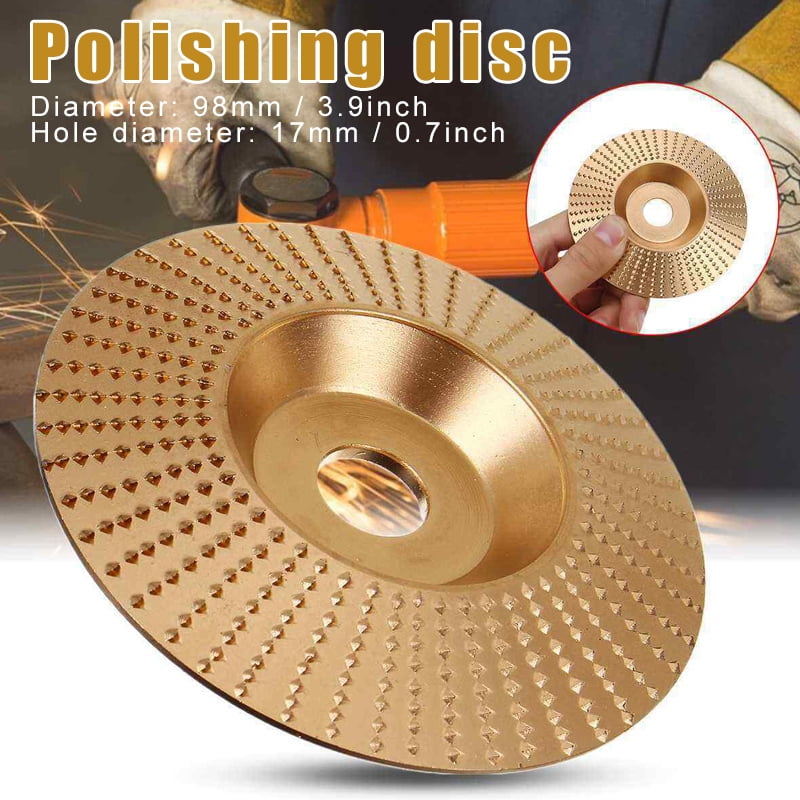 Carbide Wood Sanding Carving Shaping Disc For Angle Grinder/Grinding Wheel 98mm 