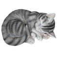 thumbnail image 2 of Hxoliqit Garden Sleeping Cat Statue Garden Collection Resin and Stone Decorative Garden Desk Decorations Mini Ornaments Animal Ornaments Desktop Ornament Cat Ornaments, 2 of 9