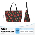 thumbnail image 4 of Gaeub Tomatoes1 Beach Travel Bag, Multi-Pocket Beach Bag, Summer Vacation Bag, Beach Essentials Tote, 4 of 7