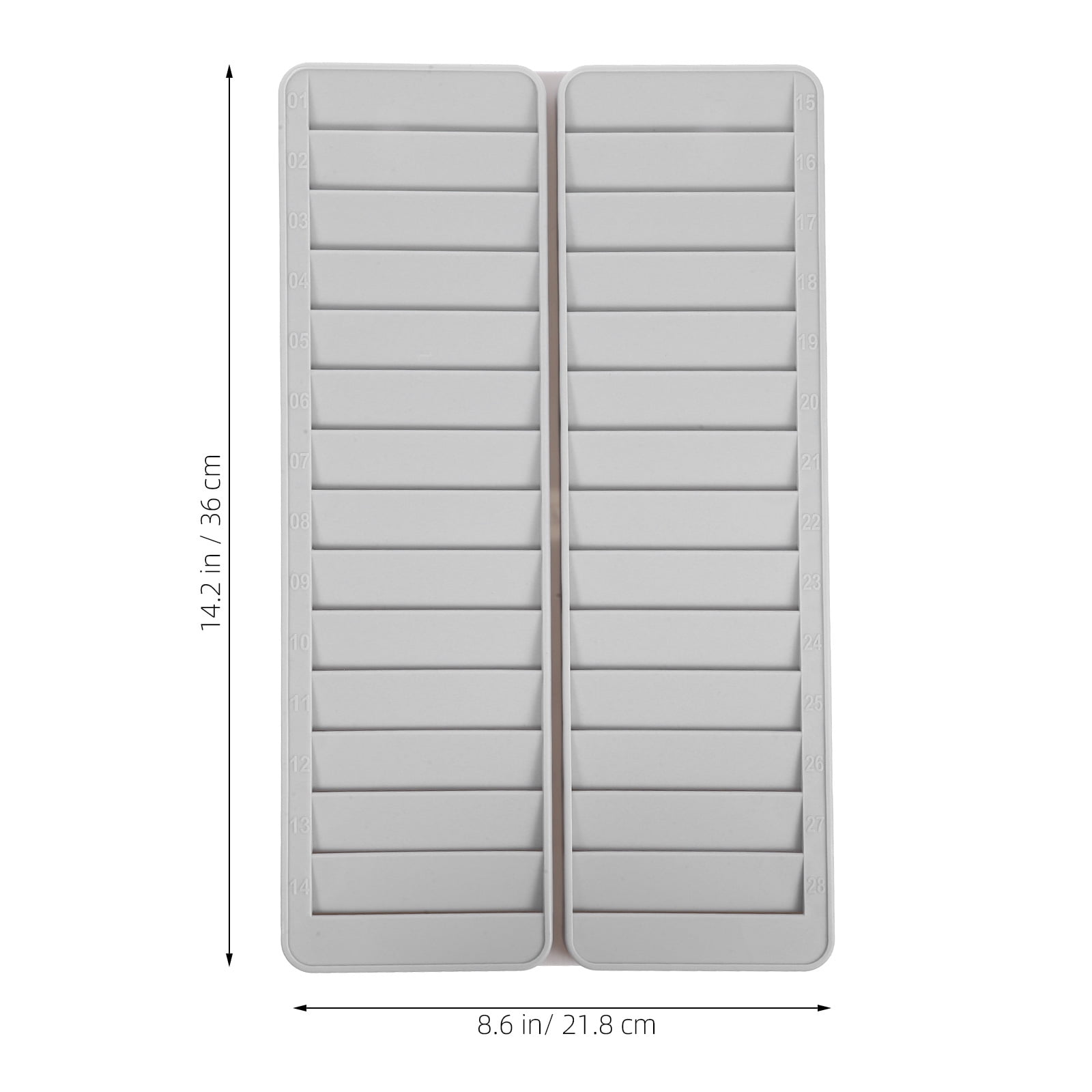 HOMEMAXS  Pyramid Badge Rack Card Slot Holder Magnetic Stripe Cards Hanging Office