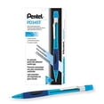 thumbnail image 4 of Pentel Quicker Clicker Automatic Pencil, 0.5mm Lead Size, Transparent Blue Barrel, Box of 12 (PD345T-C), 4 of 4
