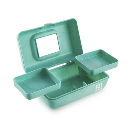 Caboodles Pretty In Petite Classic Cosmetic Case, Seafoam Marble