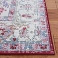 thumbnail image 3 of SAFAVIEH Tucson Camillo Traditional Machine Washable Runner, 2'6" x 8', Burgundy/Beige, 3 of 8