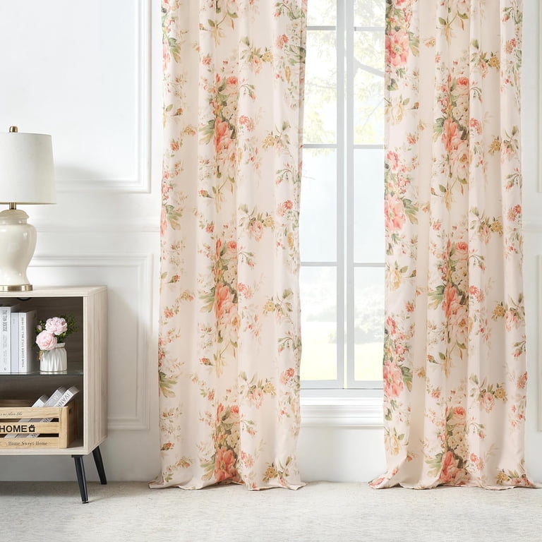 Greenland Home Tropics Window Curtain Panel Pair - Set Of 2 Panels, 84"L X 42"W Each, Lined For Privacy