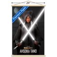thumbnail image 3 of Star Wars The Mandalorian Season 2 - Ahsoka Lightsabers Wall Poster with Wooden Magnetic Frame, 22.375" x 34", 3 of 3
