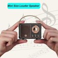 thumbnail image 4 of Retro Bluetooth Speaker, Small Wireless Bluetooth Speaker, 4 of 4