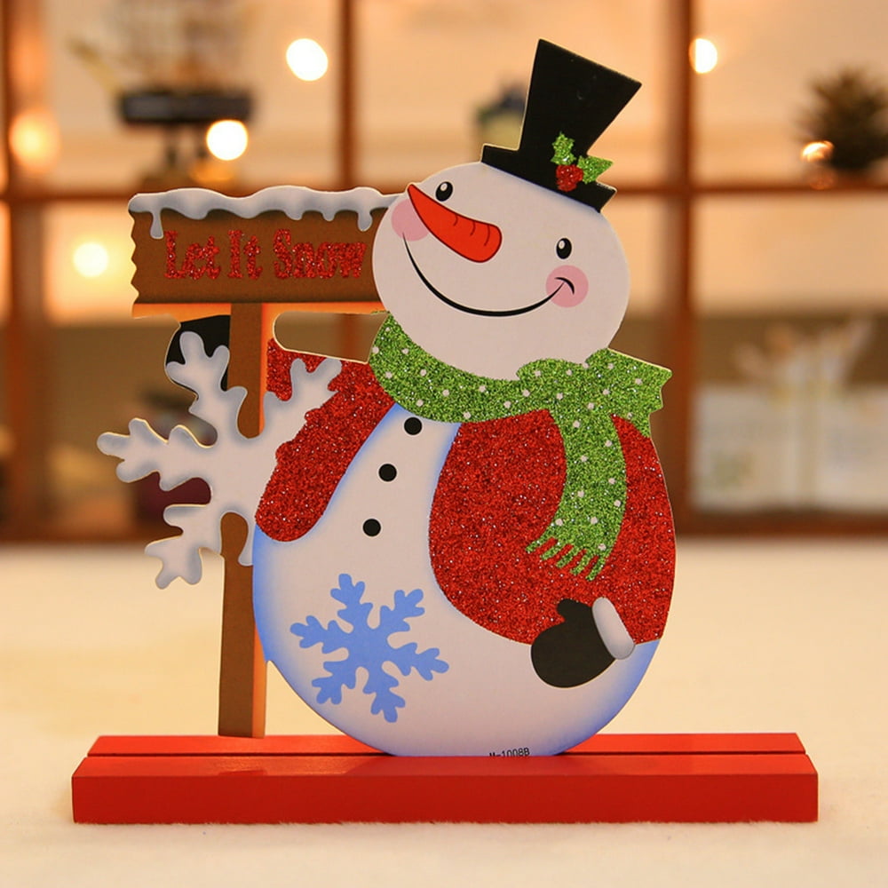 1Pcs Boutique Christmas Table Decorations for Dinner Party Snowman