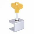 thumbnail image 5 of 4 PCS Sliding Window Locks, Security Window Lock Aluminum With Key, Window Stoppers for Vertical & Horizontal Slide Door, Adjustable Security Locks, for Child Home Bedroom Double Hung Windows, 5 of 6
