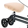 thumbnail image 5 of Minkissy 1ensemble Housse de Protection pour Genou en Peluche Beige pour Utilisation Prolongée du Genou 13.8x10.2 Po, 5 of 5