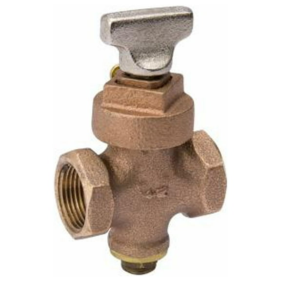 ProLine 225-2-34-34 Stop & Drain Valve, Bronze, 3/4 In. - Quantity 6