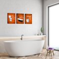 thumbnail image 4 of Hieng Blue Bathroom Decor Navy Bathtub Toilet Seat Wall Art Bathroom Rules Pictures Painting, 4 of 6