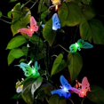 thumbnail image 2 of Guirnaldas de luces solares LED multicolor de 12 piezas con mariposas, impermeables, iluminación exterior, para jardín, patio o césped, luces decorativas para fiestas [Clase de eficiencia energética A, 2 of 5
