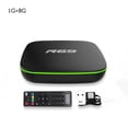 thumbnail image 1 of TV Box HD 4K Reproductor de red Set-top Box con control remoto Adaptador de cable HD AV para Android, 1G + 8G, enchufe de la UE Eigraketly EL004756-02B, 1 of 2