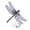 Purple, variant on Dragonflies Humming Bird Stakes For Garden Stakes Decor Yard Ornaments For Hat Deer And Horse Fly Scare Devices For Indoor Outdoor