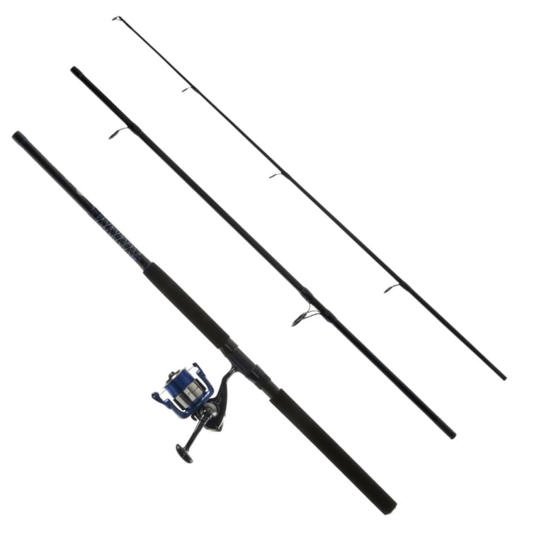 Tsunami Saltwater Spinning Fishing Combo, 7', 2-Piece - Silver