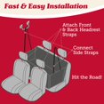 thumbnail image 5 of Funda para asiento de coche para perros Lusso Gear, 5 of 5