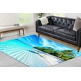 thumbnail image 2 of Landscape Rug, Runner Rug, Tropical Ocean Rug, Customs Rug, Coastal Rug, Cute Rugs, Personalized Gifts Rug, Ocean View Rugs, Modern Rug, 5.9'x9.2' - 180x280 cm, 2 of 8