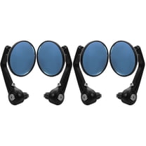 MLINS 2 Pairs  Motorcycle Handlebar Mirrors Rearview Mirrors Motorcycle Bar End Mirrors