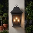 thumbnail image 2 of Elk Home Forged Provincial 22-Inch Wall Lantern in Charcoal, Southwestern, 2 of 5
