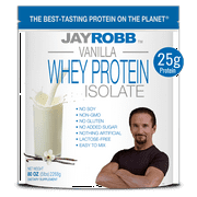 Jay Robb Whey Isolate Protein Powder, Low Carb, Keto, Vegetarian, Gluten Free, Lactose Free, No Sugar Added, No Fat, No Soy, Nothing Artificial, Non-GMO, Best-Tasting (5 Pound, Vanilla)