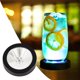 thumbnail image 4 of Posavasos LED con base luminosa para cócteles, luces de colores para licor, whisky, fiestas y hogar. USB negro, 4 of 8