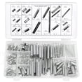 thumbnail image 1 of Kit d'Assortiment de Ressort Polyvalent, Ressorts d'Extension et de Compression en Acier Zincé, Surface Lisse Résistante à la Corrosion, Rangement Facile pour Appareils Automobiles, 1 of 5