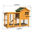 thumbnail image 2 of Spacious Outdoor Pet Rabbit Cage - Create a Dream Home Rabbit Villa with an Inviting Rabbit Nest for Your Furry Friends, 2 of 3