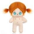 thumbnail image 4 of CNKOO Poupée en Coton 20cm Sans Attribut Cheveux Frits Étoile Costume de Vêtements Poupée Humanoïde Changeable, 4 of 9