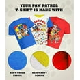 thumbnail image 6 of Nickelodeon Paw Patrol Boys Graphic T-Shirts, Toddler Boys Short Sleeve Shirts, Blue/White/Red, 3 Pack, 6 of 6
