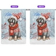 thumbnail image 2 of Hello Winter Mastiff Smiling in Red Scarf Hat Welcome Christmas House Flag 28x40in Double Sided Mastiffs Dog Lover Gifts Idea Outdoor Decor - 00017, 2 of 5
