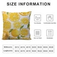 thumbnail image 6 of COMIO Soft and Durable 2-Piece Short Plush Pillowcase Set (Universal 1) - Lemon Fruit Yellow Summer White, 6 of 6