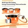 thumbnail image 5 of Multifunctional Large Capacity Non-stick Pressure Cooker, 8QT Micro Pressure Cooker with Visual Lid, Multi Functional Fast Cooking Pot for Family Meals, Soups, Stews (Green), 5 of 8